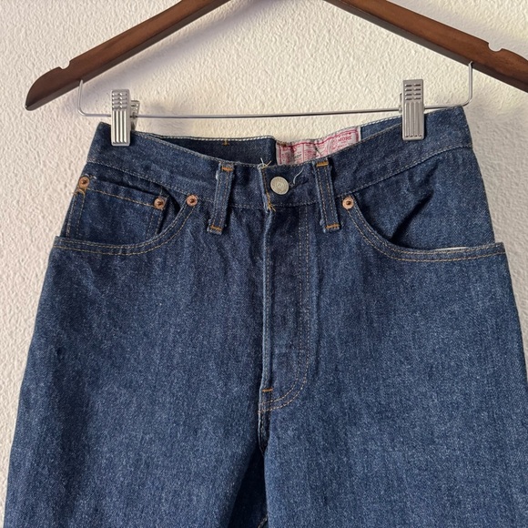 Levi's Vintage Original 501 Button Fly 80’s Rare Blue Jeans High Rise 29 Waist - Picture 2 of 16
